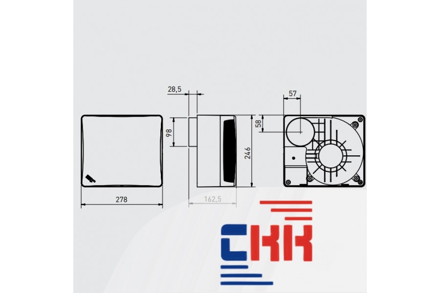 Soler & Palau EBB-175 S DESIGN (230V 50)