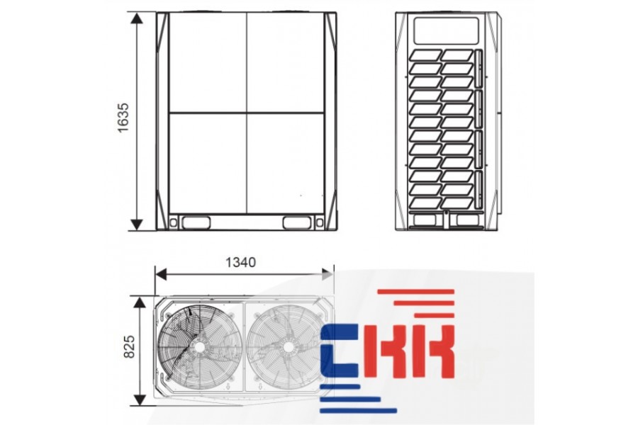 Systemair SYSVRF2 M 450 AIR EVO HR R