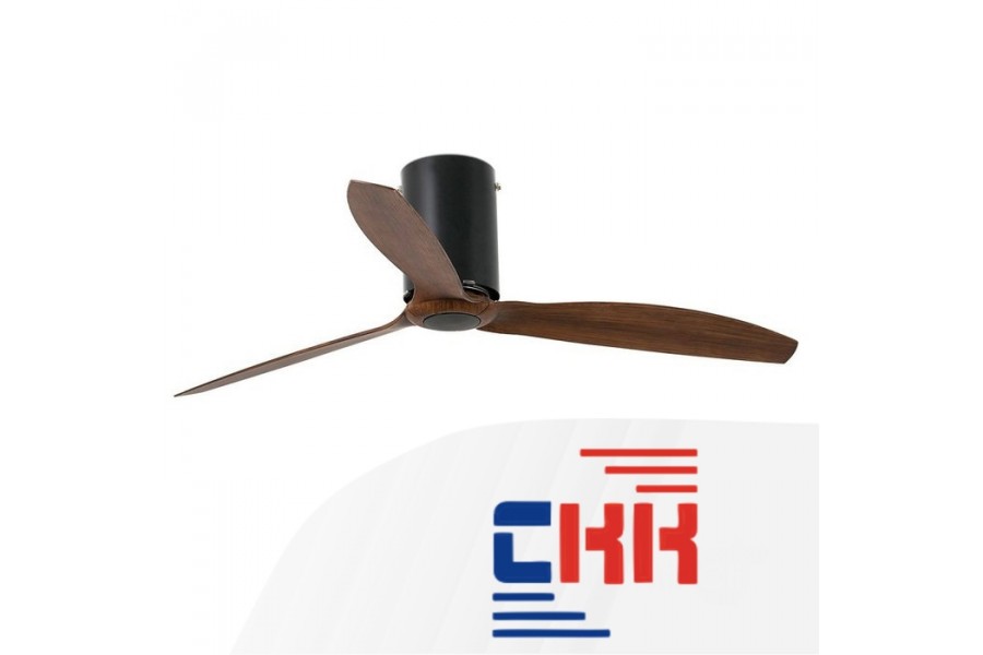 Faro Mini Tube Fan Wood Black (32042)